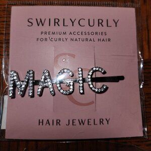 SwirlyCurly Rhinestone Hair Jewelry